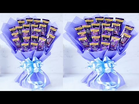 Cadbury Dairy Milk Chocolate Bouquet // Chocolate Bouquet Tutorial // How To Make Chocolate Bouquet