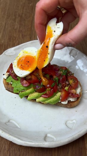 High Protein Low Calorie Breakfast Bruschetta Recipe