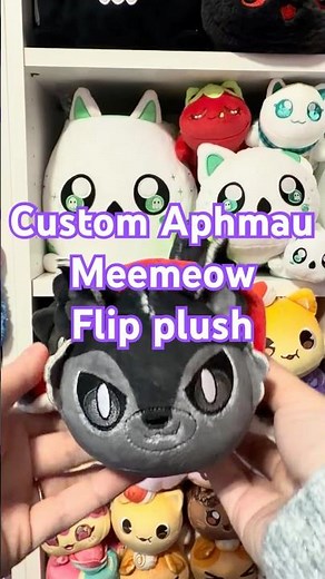 Custom Aphmau meemeow flip plush. ‪@Aphmau‬