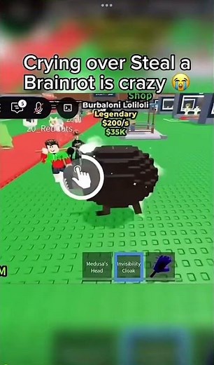 These kids crying over Steal a Brainrot is crazy😂 credits to ‪@thrillroblox‬ #roblox #stealabrainrot