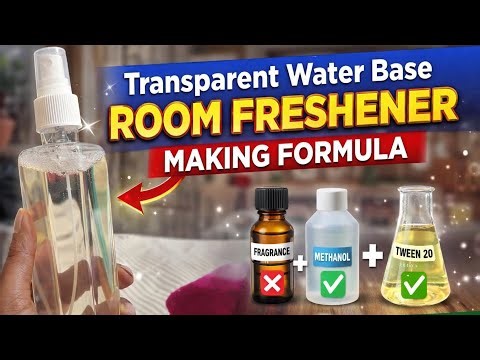 Room Freshener Making Formula | Air Freshener Manufacturing Process | Low Cost Business Idea