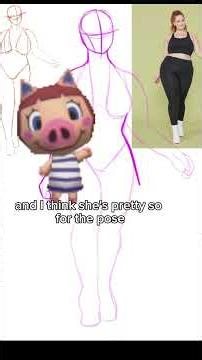 AnimalCrossing Villagers as humans ❤️ #animalcrossing #animalcrossingfanart #acnh #artshorts