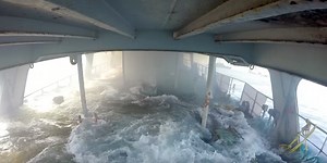 Watch From On Board as This Warship Sinks to the Bottom of the Ocean