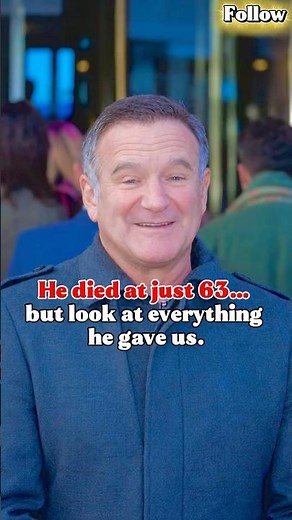 Robin Williams: From His Greatest Roles to His Final Years 🕊️ #robinwilliams