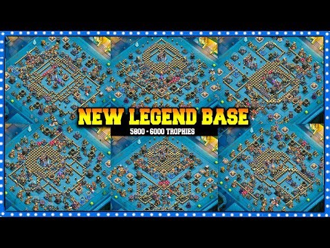 TH18 LEGEND PUSH BASE - Stay At 6000+ Trophies! TOP ANTI-3 STAR TH18 WAR BASE WITH COPY LINK