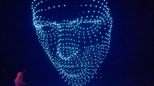 Flying 1,000 drones at Burning Man.