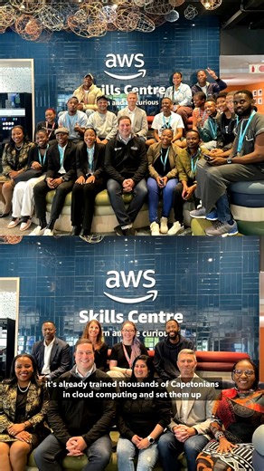 Hey Cape Town, did you know that Amazon Web Services (AWS) has built their first skills centre outside of the USA right here in Cape Town? 🇿🇦 That means more tech talent and more tech JOBS in Cape Town! 🧑‍💻📡 They're offering FREE tech classes to get you started 👏✅ Sign up here: https://aws.amazon.com/training/skills-centers/cape-town-skills-center/ | Mayor Geordin Hill-Lewis