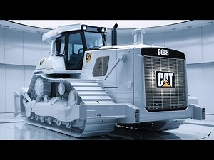 Cat 908 Wheel Loader in Action, Caterpillar 908 Compact Loader Review, Powerful
