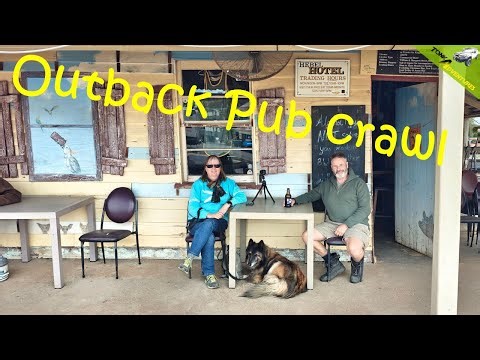 Carinda Hotel backdrop of David Bowie's Let's dance | Outback pub crawl | Australian pub camping