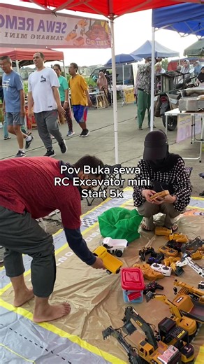 Sewa Mini Excavator Remote Control untuk Bapak-Bapak