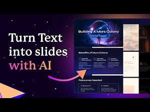 How to turn text into beautiful presentations with AI | Gamma