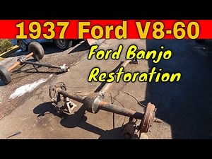 1937 Ford V8-60 Project: Banjo Rearend Restoration and 59 AB Water Pumps