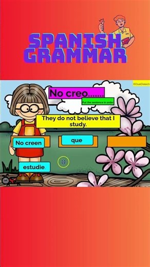 Spanish Grammar: No creo #spanishgrammar #aprenderespañol