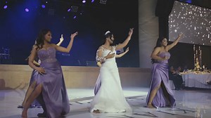 3.5K views · 20 reactions | When the bride and her girls steal the dance floor 懶 Capture & Film: One Weddings Worldwide Venue: Crown Melbourne Bridal Dress: Little Paris Couture Bridesmaids Dresses & Bridal Tiara: Ohlala Dresses MUA: Amanda Yousif Bridals Hair Stylist: Hair By Sima Tux: The Gentry Menswear | One Weddings Worldwide | Facebook