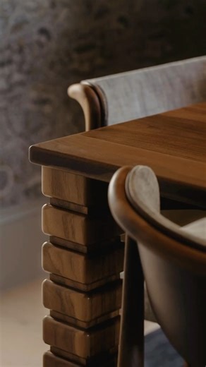 Furniture Design Studio and Workshop | Adelaide on Instagram: "Part 2: From rough sawn timber to formal dining table. The Hillenvale dining table was crafted to anchor this suave entertaining space, steeped in history and one of a kind design. Following on from Part 1 (that wine room 👀), we capture the making of the table that brings it all together, echoing the same rounded square details, curves, and craftsmanship found throughout the home. Interior: @fabrikate_creative_spaces Build: @