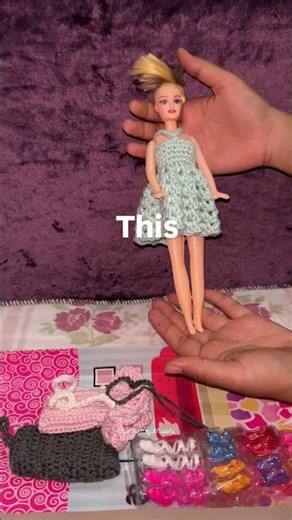 crochet doll dresses 👗😍 dm for order 🌸