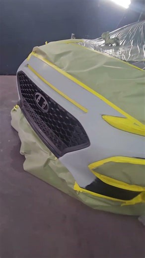 Quick bumper,mirrors and wing sun faded repair#hyundai#paintrepair#refinish#subscribetomychannel