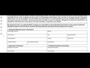 Imm 5744 GCMS Notes Constent Form IRCC full information