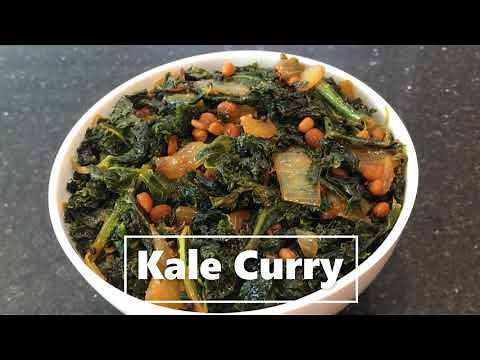 Healthy Superfood Kale Curry || Tasty Kale Curry