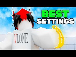 The BEST KNIFE Settings To Use In Roblox Rivals...