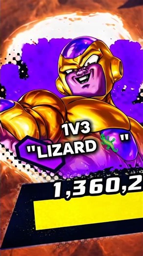 "Z-Tier Boost UL Golden Frieza 1v3 🦎" (Dragon Ball Legends) #shortvideo #shorts #short #dblegends