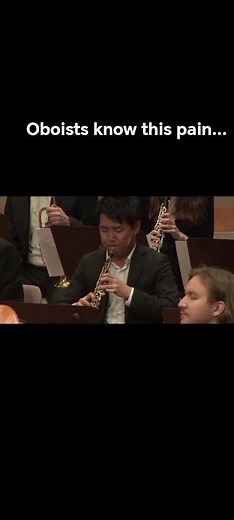 This might be one of the most exhausting oboe solos ever written… #classicalmusic #orchestra