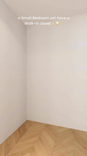 1.7M views · 17K reactions | a Small Bedroom yet Have a Walk-In closet ✨ • • #walkincloset #smallbedroom | Tiffany Design Studio | Facebook