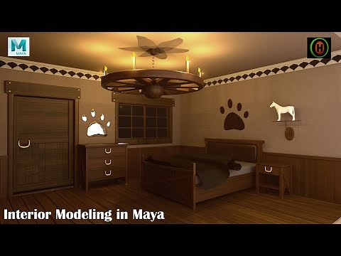 Autodesk Maya | Interior Design Modeling in Maya | M # 6