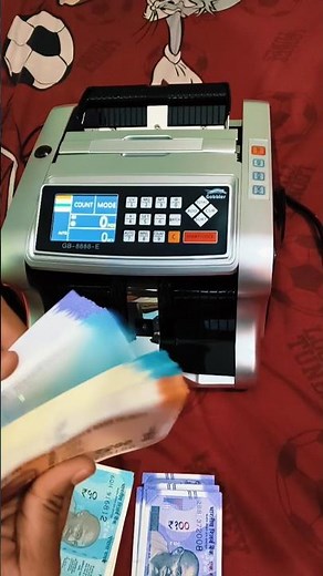 💸 ₹50,₹100 & ₹200 Note Counting using Count Mode in Machine 👿