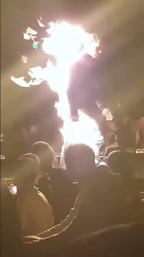 Universal Studios Hollywood | Special Effects Show – Man on Fire 🔥 #2022 #StuntShow #Shorts