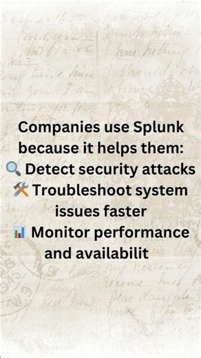 Why companies use Splunk? #cybersecurity #splunk #skills #education #explore