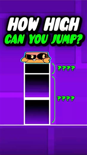 How Many Blocks Can You Jump In Geometry Dash? #geometrydash