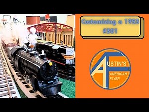 A 1953 American Flyer S gauge #301 gets a tender truck rivet replaced...and a custom repair.