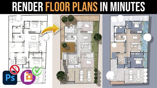 Render Floor Plan in 2 Minutes: No Photoshop or Illustrator – Bildigo