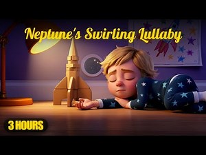 Sleep Music for Babies 🌈 Neptune's Swirling Lullaby | 3 Hours