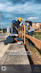Batter Boards & Foundation Layout ️ Project: Two-Storey Residential Building Location: Balayan, Batangas #ARKOSENYO #ArchitecturalFirm #DesignBuild #Construction #GetAnArchitect #UAP #Filipino #Philippines | Arkosenyo | Facebook