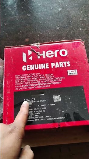 Splendor Plus Chain spocket replacement original Hero #goluautomobiles #Splendor #Chainkit