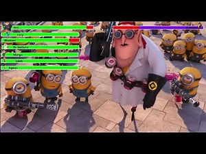Despicable Me 2 - Final Battle With Healthbars (New year special)