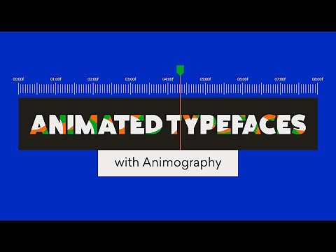 Animated Typefaces with Animography - online course