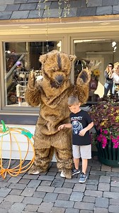 28 reactions | Pedestrians get a scare from this scary bear! Woman dresses up in a bear costume in a mountain town and stands on the street waiting for people to pass and jumps out to scare them. #fyp #comedy #prank #inthewild #bear This video was produced by Rae & Jake. | Rae & Jake | Facebook
