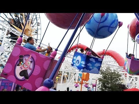 FULL POV - Inside Out: Emotional Whirlwind in Pixar Pier at Disney California Adventure