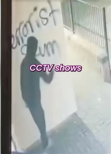 ISLAMIC CENTRE VANDALISEDA lone hooded figure targeted the Jami Community and Education Centre in Birmingham, spraying graffiti including “no-one wants you here”.After finishing, he filmed his work on his phone before disappearing.Police are investigating.