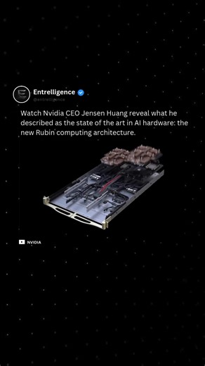 #TECH: Jensen Huang Unveils Rubin as Nvidia’s New State of the Art in AI Computing Nvidia CEO Jensen Huang revealed the Rubin computing architecture, calling it the company’s most advanced AI hardware yet and confirming that “Vera Rubin is in full production.” Designed to meet the exploding computational demands of modern AI, Rubin delivers 3.5× faster performance than Blackwell for model training and up to 5× faster inference, marking a major leap forward as AI workloads continue to scale at un