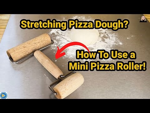 How To Use a Mini Pizza Roller to Stretch Pizza Dough! Pizza Guide For Beginners!