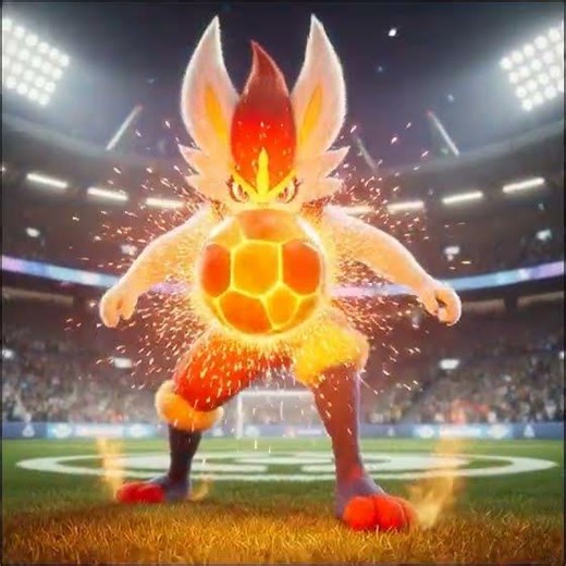 Cinderace: O Artilheiro de Fogo no UNITE! ⚽🔥 #PokemonUnite #Cinderace #shorts