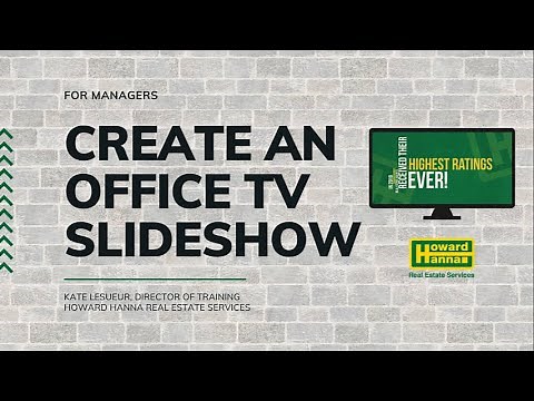 Manager Tech Tip - Running Slideshow on Office TV!