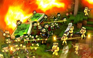 Minecraft-坦克部队 THREE TANK ARMY!