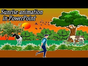PowerPoint animation | powerpoint animation tutorial | sunrise animation powerpoint