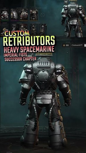 RETRIBUTORS IMPERIAL FISTS SUCCESSOR CHAPTER HEAVY SPACE MARINE 2 CUSTOM ARMOUR #40K #retributors