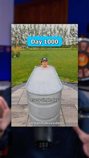 He Took Ice Baths For 1000 Days Straight 🧊